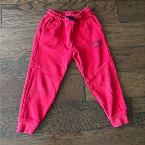 Zara Boys’ Red Kids Joggers Sweatpants